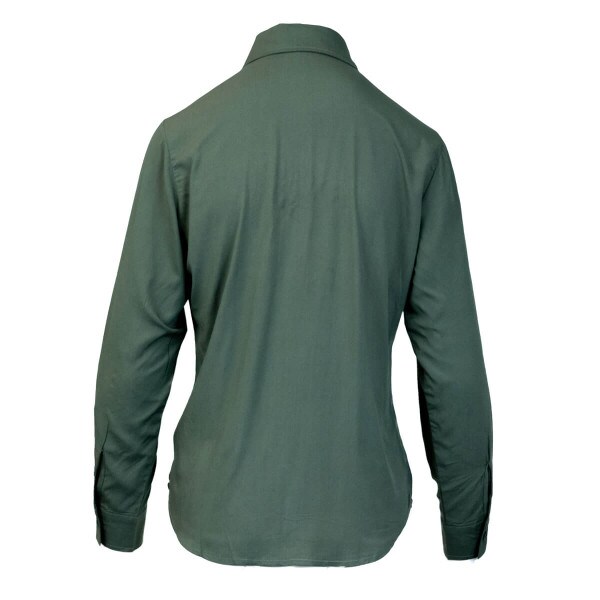 Button Down Olive Business Casual Women's Shirt U-State